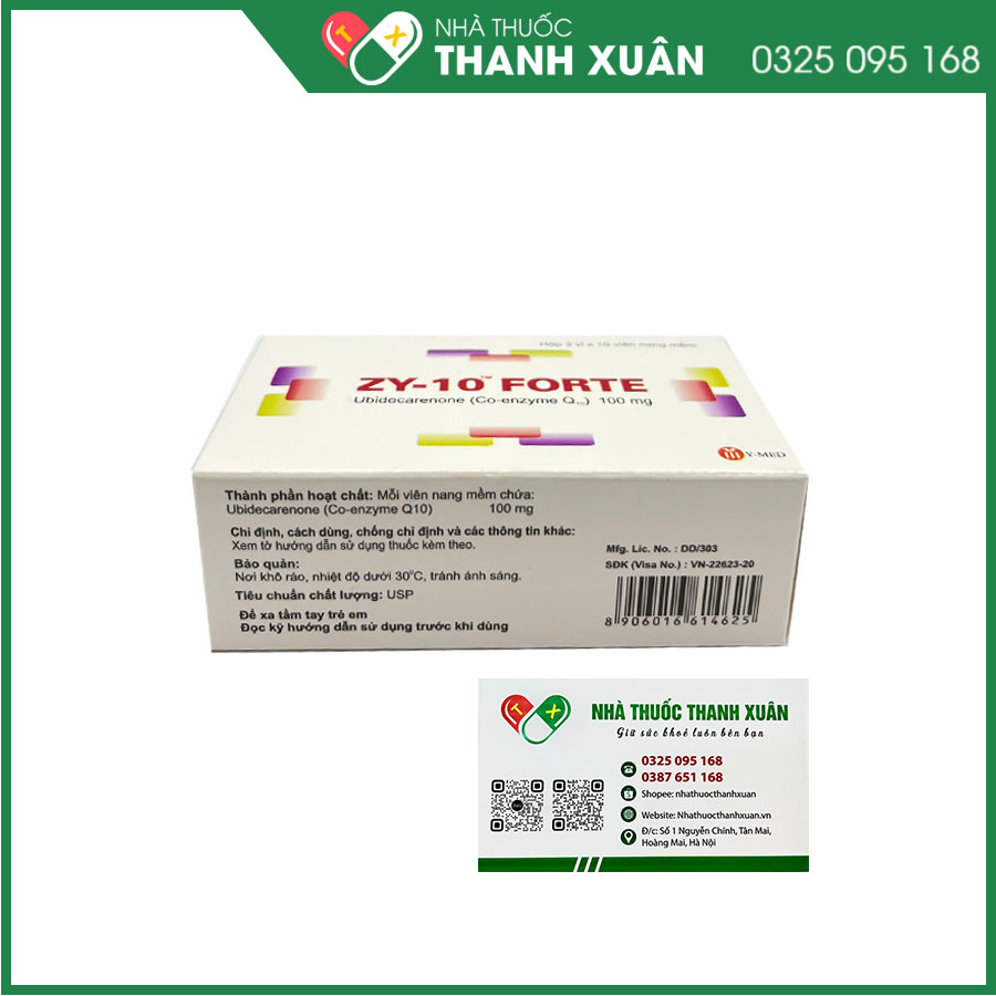 Zy-10 Forte điều trị các bệnh tim mạch